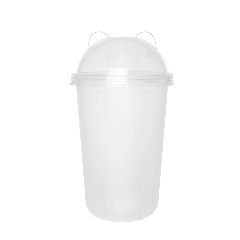 товар Прозрачная купольная крышка для стакана bubble cup 90 мм "Ушки" KRP090U